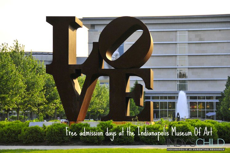 Free Admission Days at the IMA Indianapolis Museum Of Art offers many days of free admission in 2015
