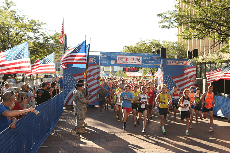 The 6th annual Firecracker 6 Run/Walk offers a scenic course through Downtown Indy.