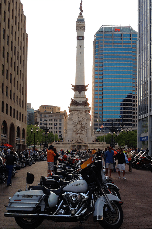 Motorcyclists and motorcycle enthusiasts will gather on the streets of Downtown Indy on Friday, Aug. 7, and Saturday, Aug. 8 for Motorcycles on Meridian. The event makes for great people (and bike) watching!
