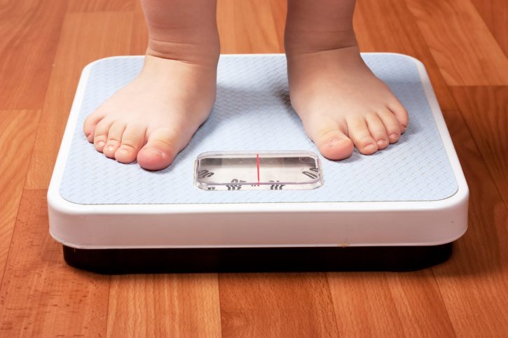 child who struggles with weight