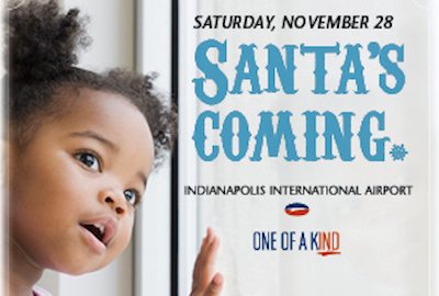 Santa is coming to the Indianapolis International Airport
