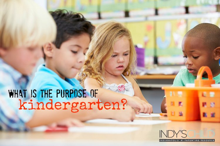 What is the purpose of kindergarten?