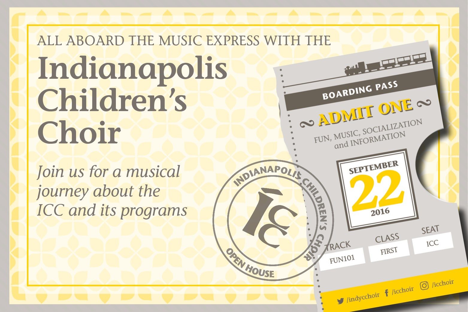 All aboard the Music Express! With The Indianapolis Children's Choir