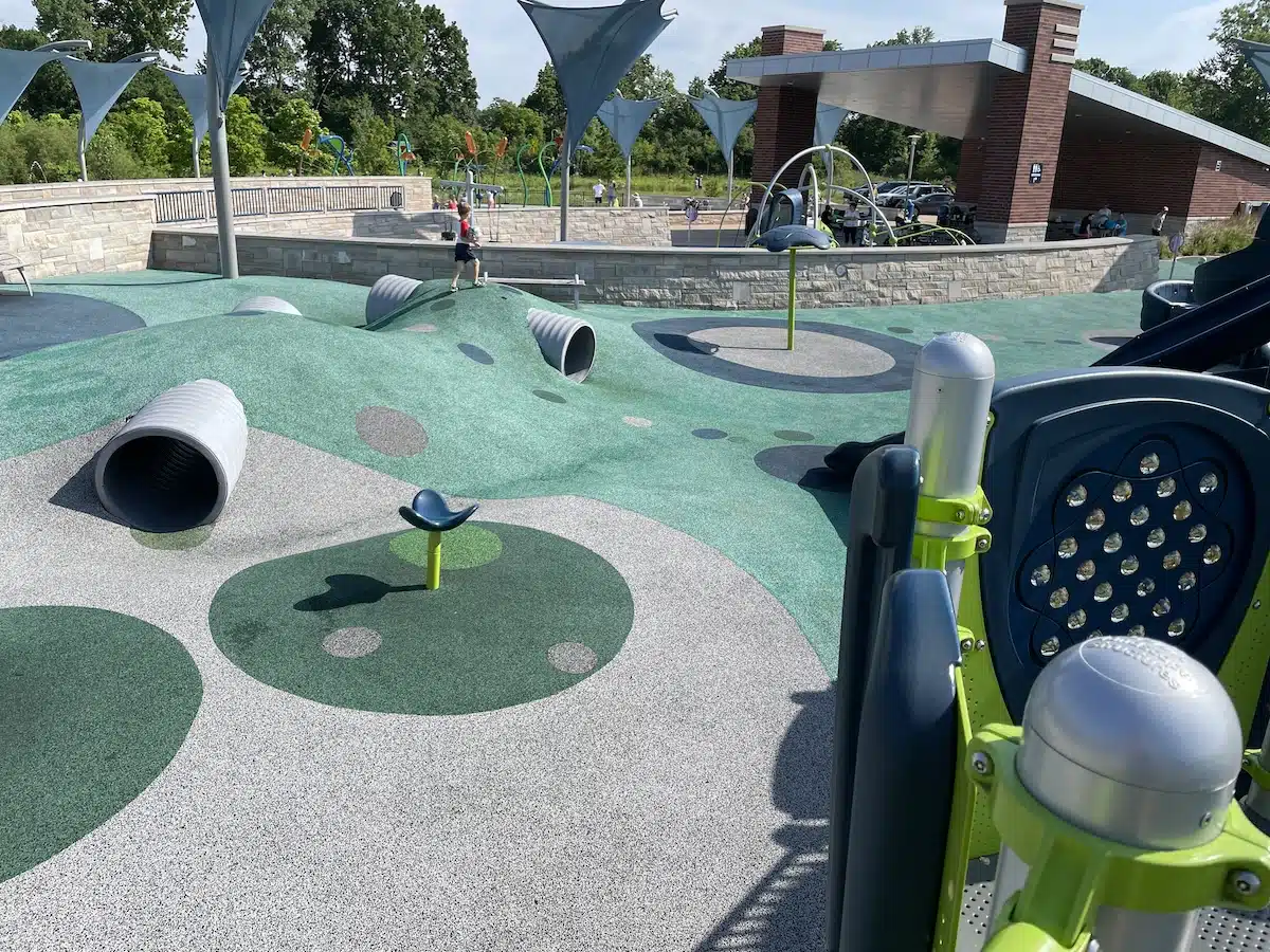 Westermeier Commons Playground in Carmel: Why Families Love It 6 Tunnels built into Westermeier Commons Playground