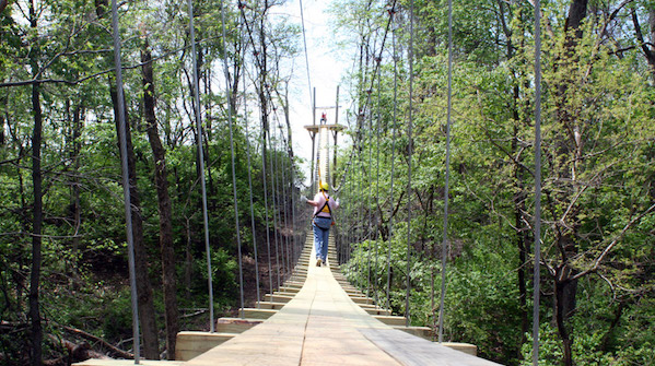 zip lining in indiana