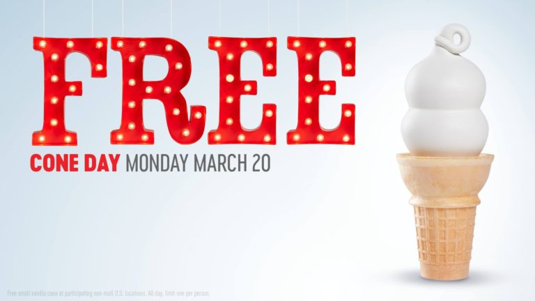 FREE Cone Day at Dairy Queen