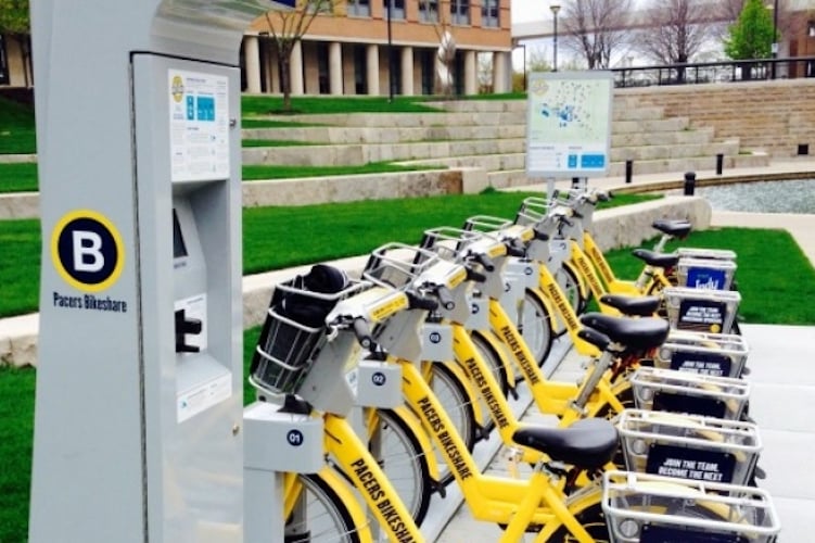 Free Access to Pacers Bikeshare on Saturday, April 22 IU Health provides free access to bike share to celebrate Pacers Bikeshare 3rd Anniversary and Earth Day