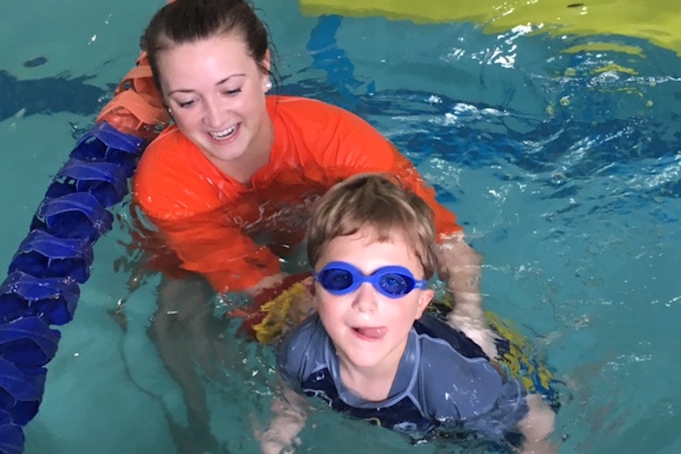 Learning to Swim at Goldfish Swim School