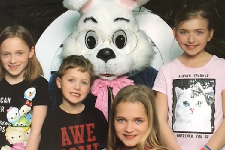 Stop by to Visit the Easter Bunny And don't miss the Caring Bunny event for children with special needs