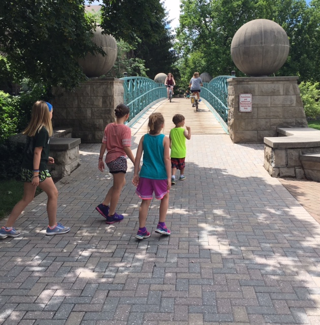 A Family Walk along the Indianapolis Cultural Trail