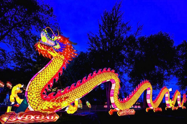Chinese Lantern Festival November 24 – January 7 at the Indiana State Fairgrounds