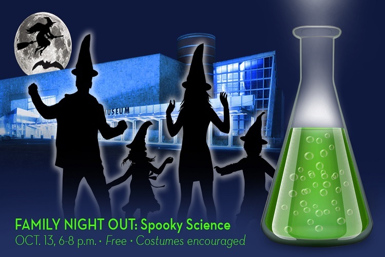 Enjoy a free night of family fun at Spooky Science