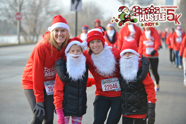 Experience the magic of the Santa Hustle® Receive a Free 100-Yard Santa Sprint* with purchase of Santa Hustle® Half Marathon or 5K!