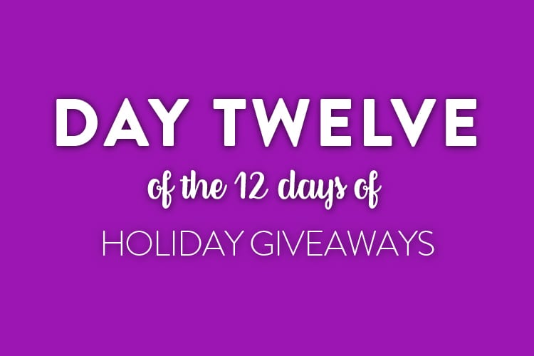 Day 12 of the 12 Days of Holiday Giveaways