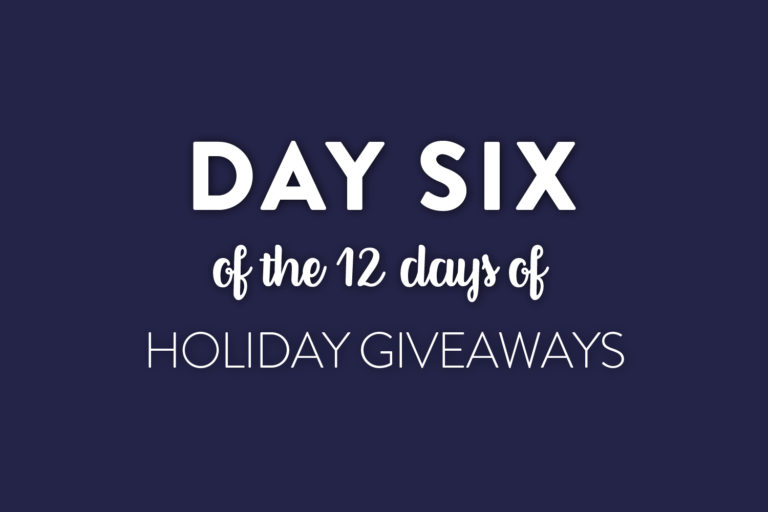 Day 6 of the 12 Days of Holiday Giveaways