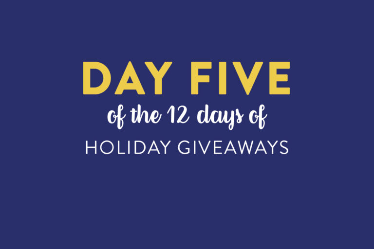 Day 5 of the 12 Days of Holiday Giveaways