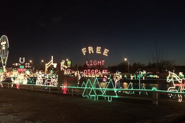 FREE Christmas Light Display at Reynold’s Farm Equipment