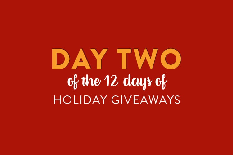 Day 2 of the 12 Days of Giveaways