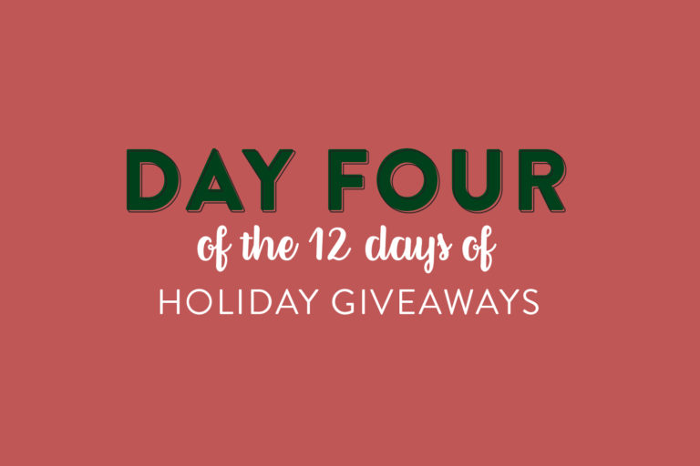 Day 4 of the 12 Days of Giveaways