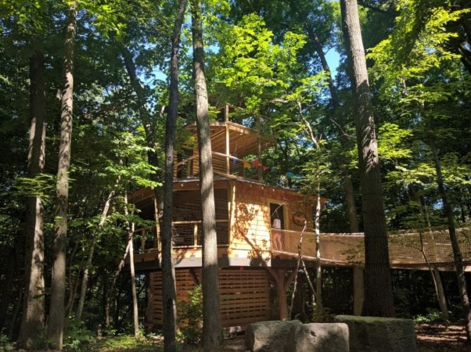 Treetop Outpost at Conner Prairie