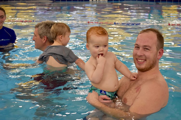 What to expect during a parent/child swim class at Aqua-Tots Swim School! 