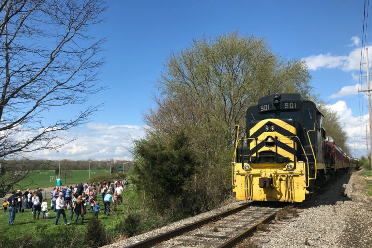 Book a ride on the Easter Bunny Express Tickets are on sale now for rides on April 19, 20 and 27