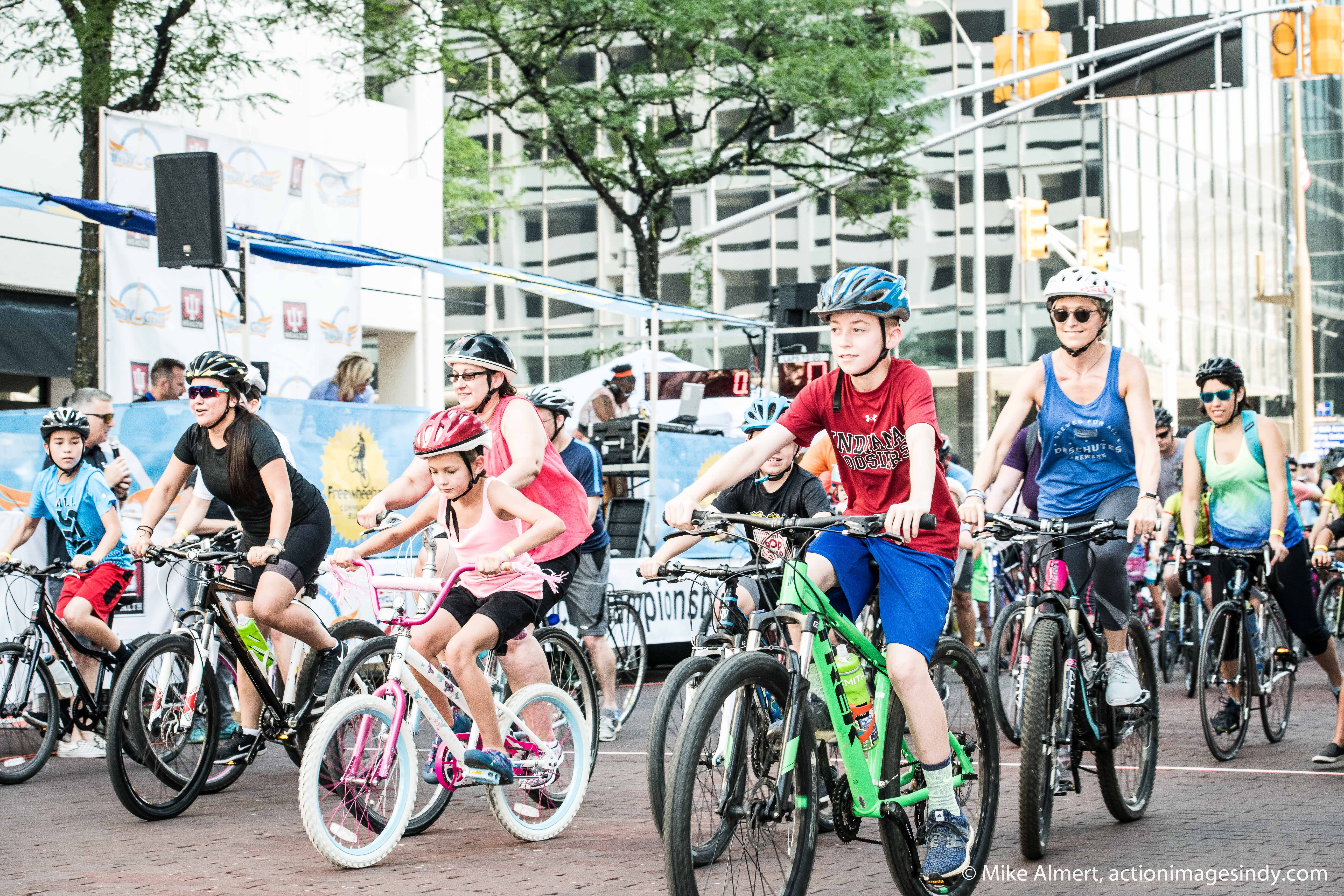 Free Family Fun at the IU Health Indy Crit Bicycle Festival Pedal, jump, climb and play all while learning how to stay happy, healthy and safe this summer!  