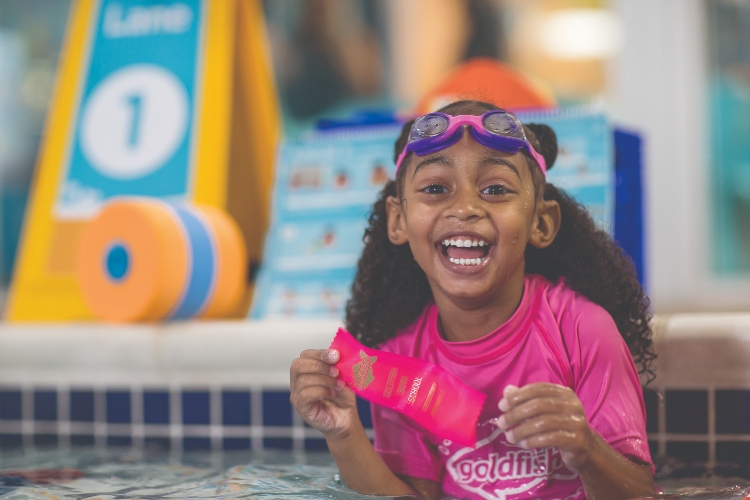 Enter to Win 6 Months of Free Swim Lessons from Goldfish Swim School!