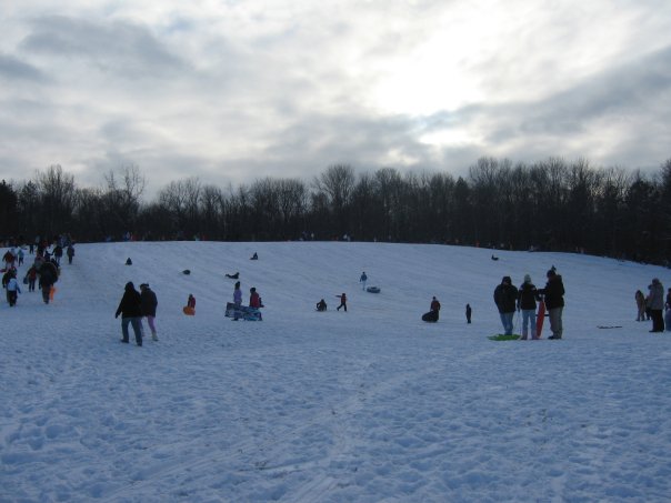 Places to go sledding in Indianapolis