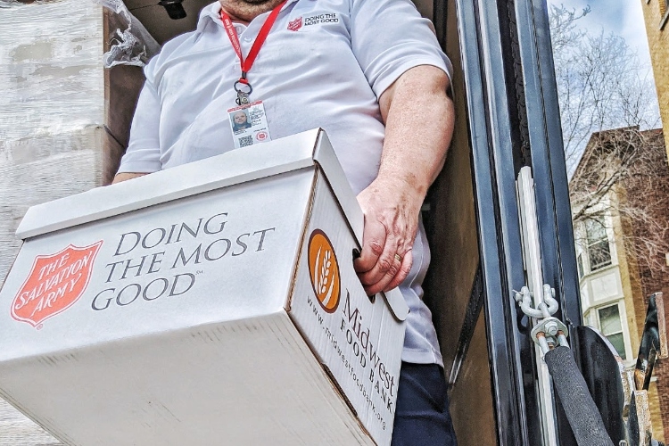 Salvation Army & Midwest Food Bank to Pack 10,000 Food Boxes at Lucas Oil Stadium