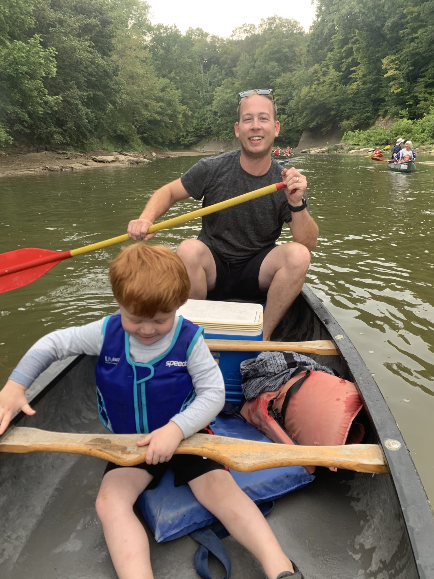 Sugar Valley Canoe Trip with Toddler