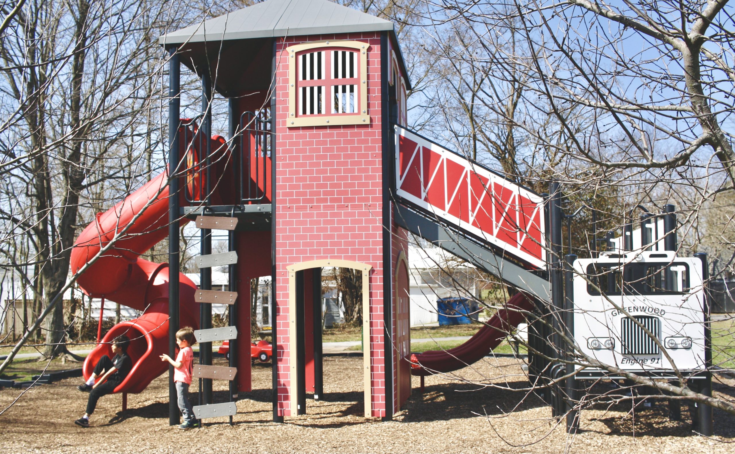 Firefighter Play Pocket Park in Greenwood