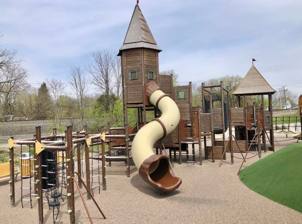 Playground at Playground Splash Pad at Daleville Town Hall Park