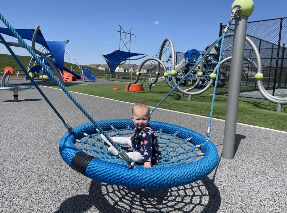 playground at Main Street Park in Whitestown