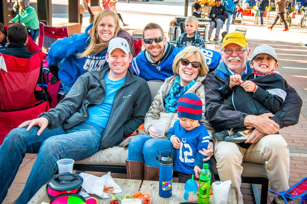 Family fun at the Colts preseason game