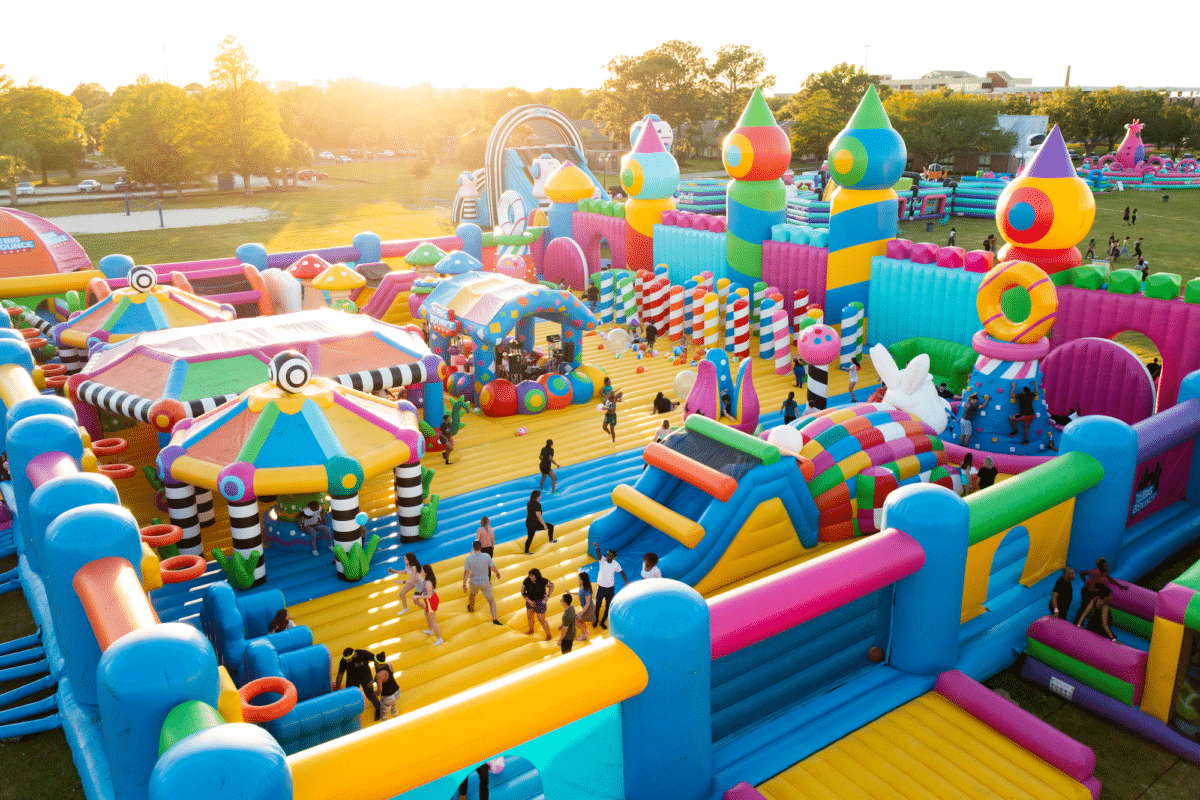 The World's Largest Bounce House is Coming to Indy (2024)