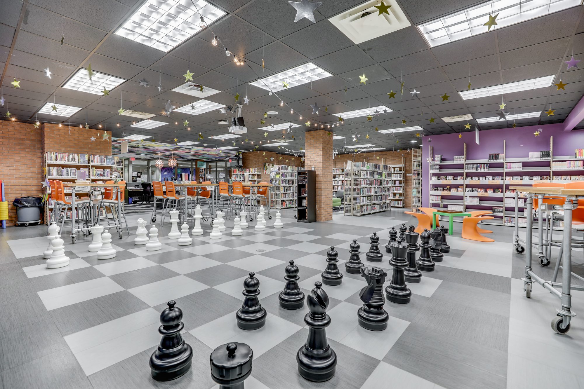 Play Giant Chess at the Greenwood Public Library