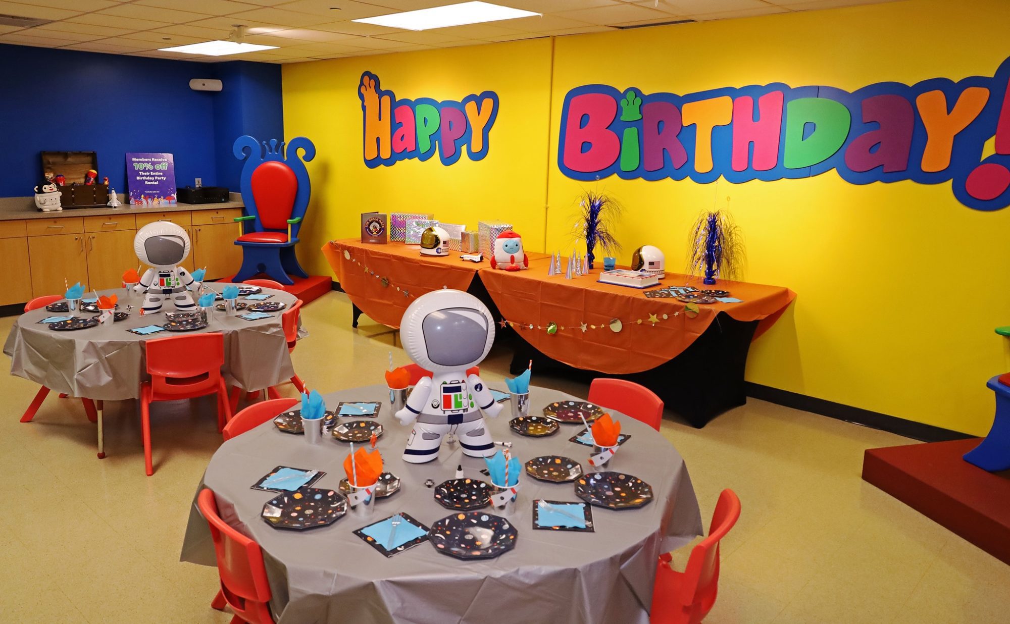 Children\'s museum birthday party