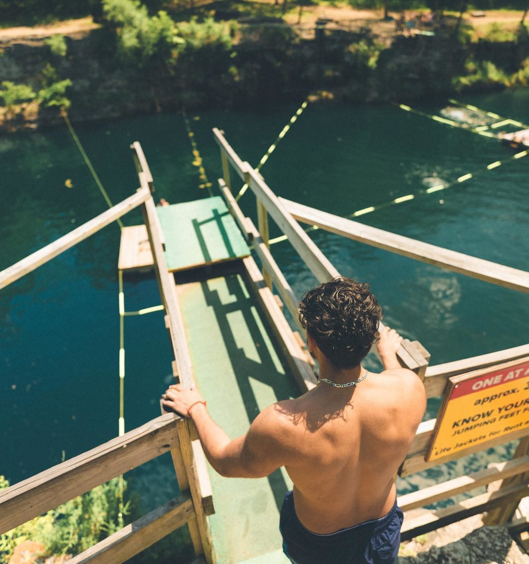 White Rock Park in Indiana A Cliff Jumper's Paradise