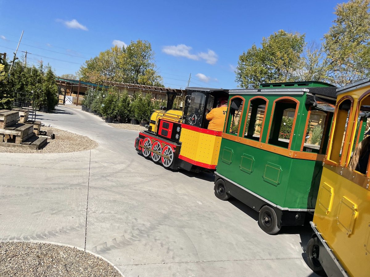 Take a Ride on the Sullivan Express to PumpkinTown 4 PumpkinTown Sullivan Express, view of the train
