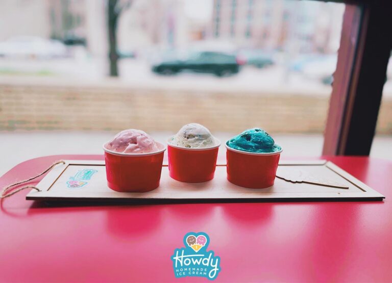 Spotlight On: Howdy Homemade Ice Cream This downtown Indy ice cream shop is all about providing people with intellectual and developmental disabilities a place to sling ice cream and smiles.