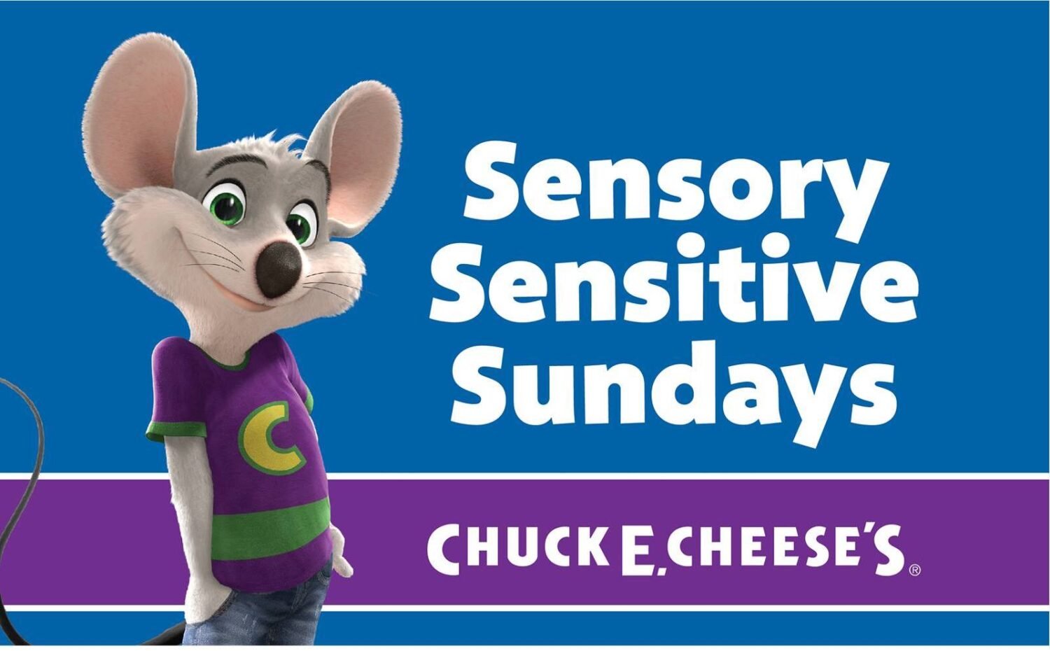 chucky e cheese sensory day