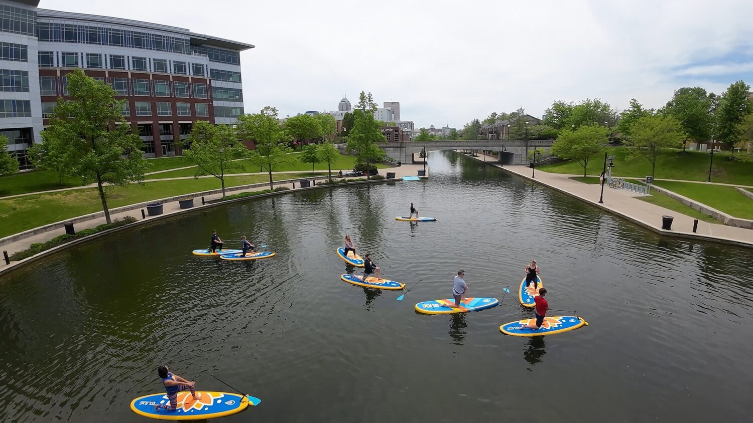 Free Paddle Board Yoga on the Canal - Indy's Child Magazine