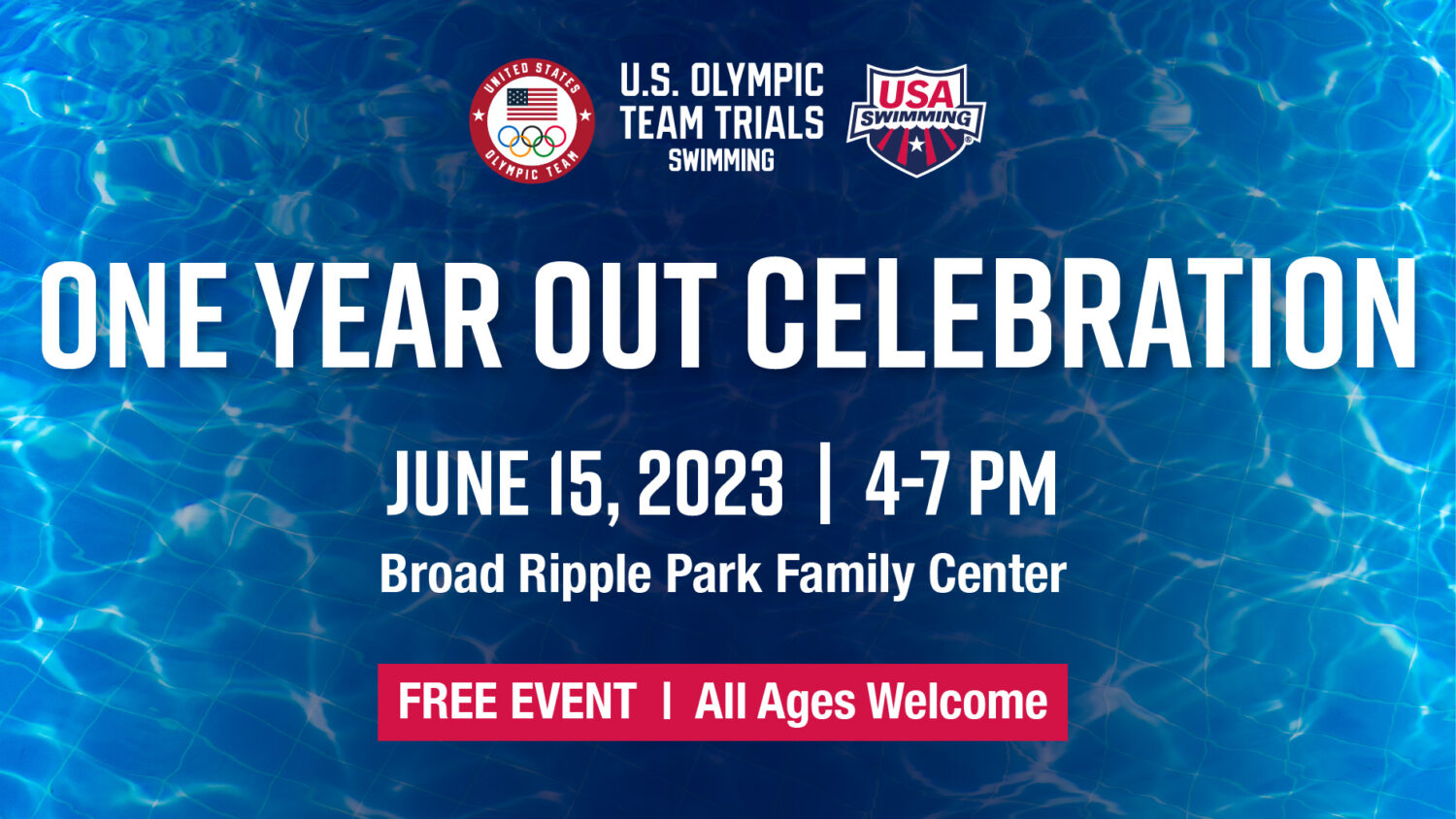 One Year Out Celebration for 2024 US Olympic Team Trials Swimming
