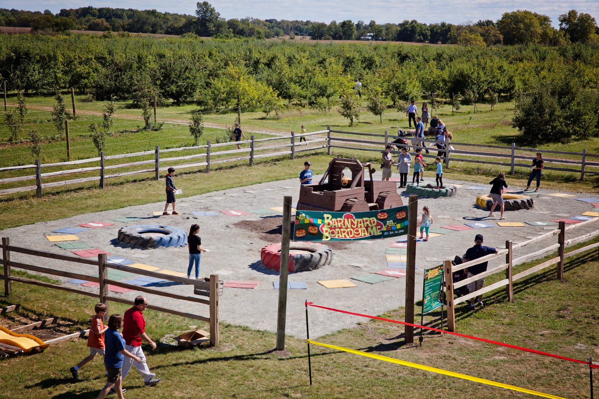 This year, Adventure Acres will be open during the festival, and admission includes access to the “Super Mega Slide,” combine slides, corn bin, giant jumping pillows, pirate ship, 60-foot tube slide, pedal cars, barrel train, toddler play area, corn maze, and unlimited hayrides. You’ll also get to enjoy pig races and have access to the pumpkin patch.