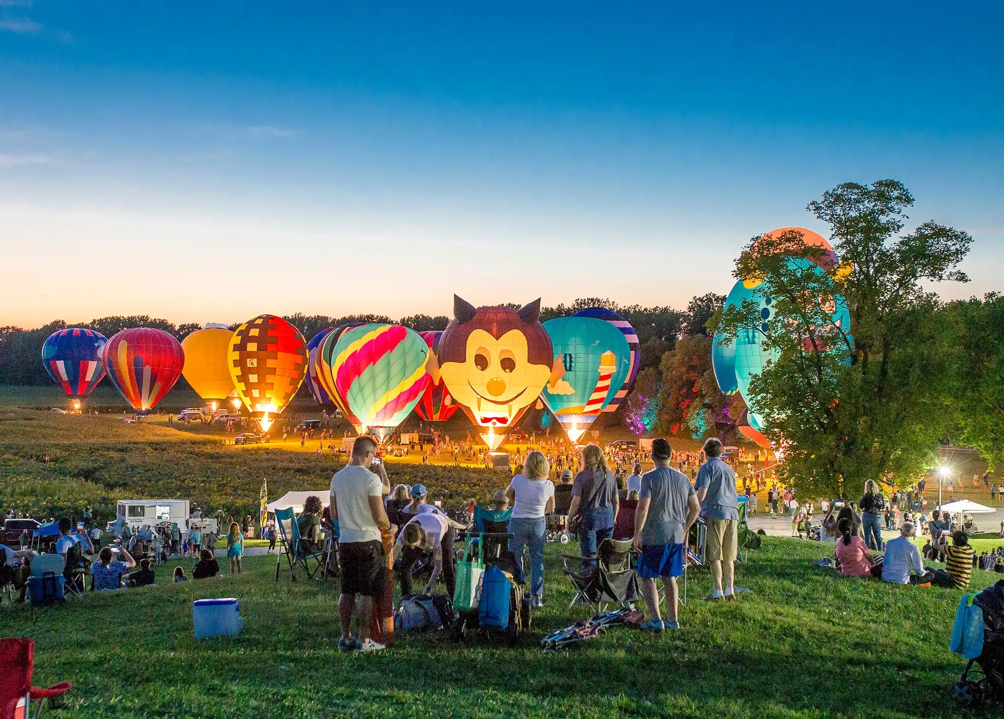 jupiter Flights Balloon Festival at Conner Prairie