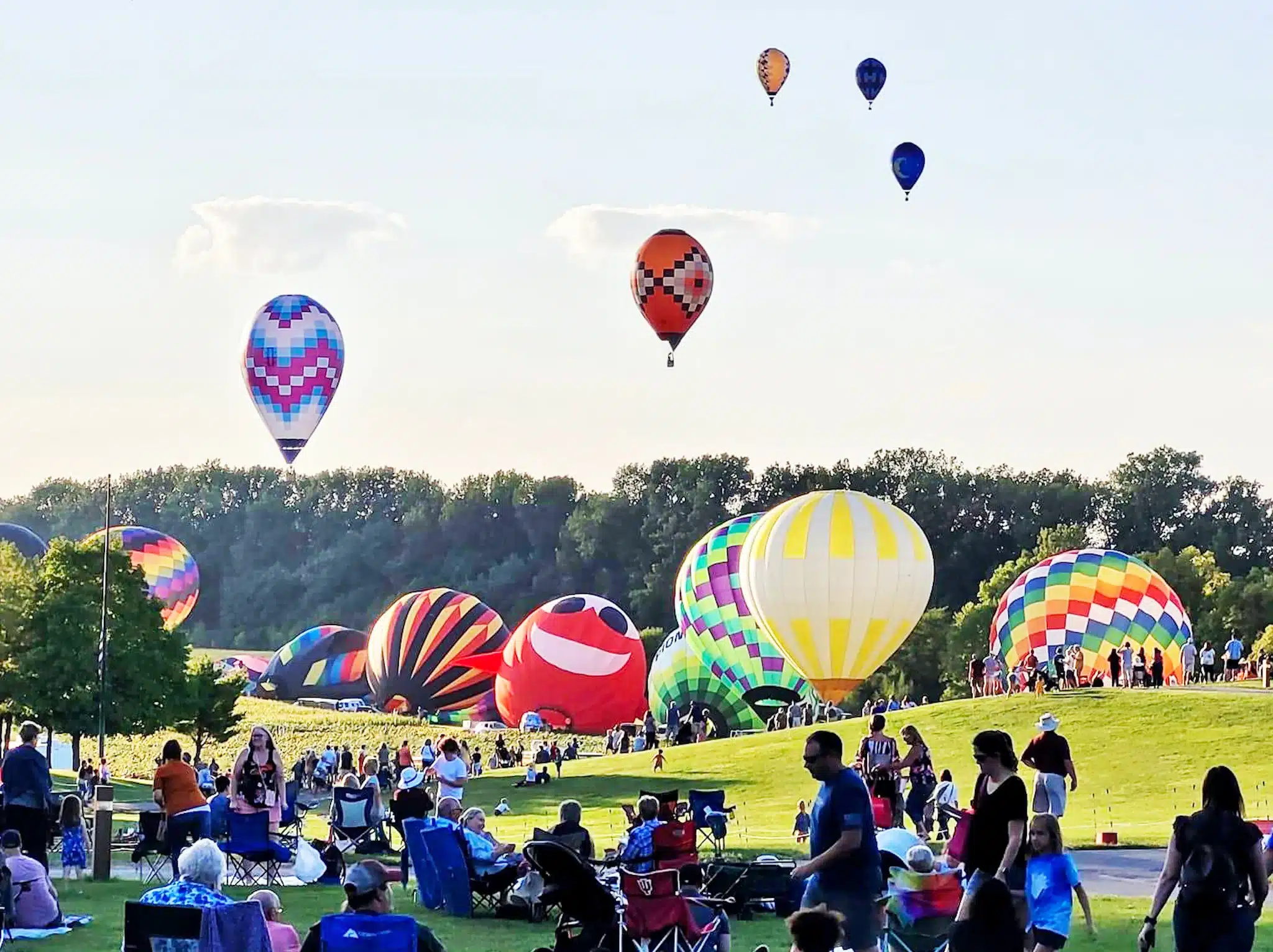 upiter Flights Balloon Festival at Conner Prairie
