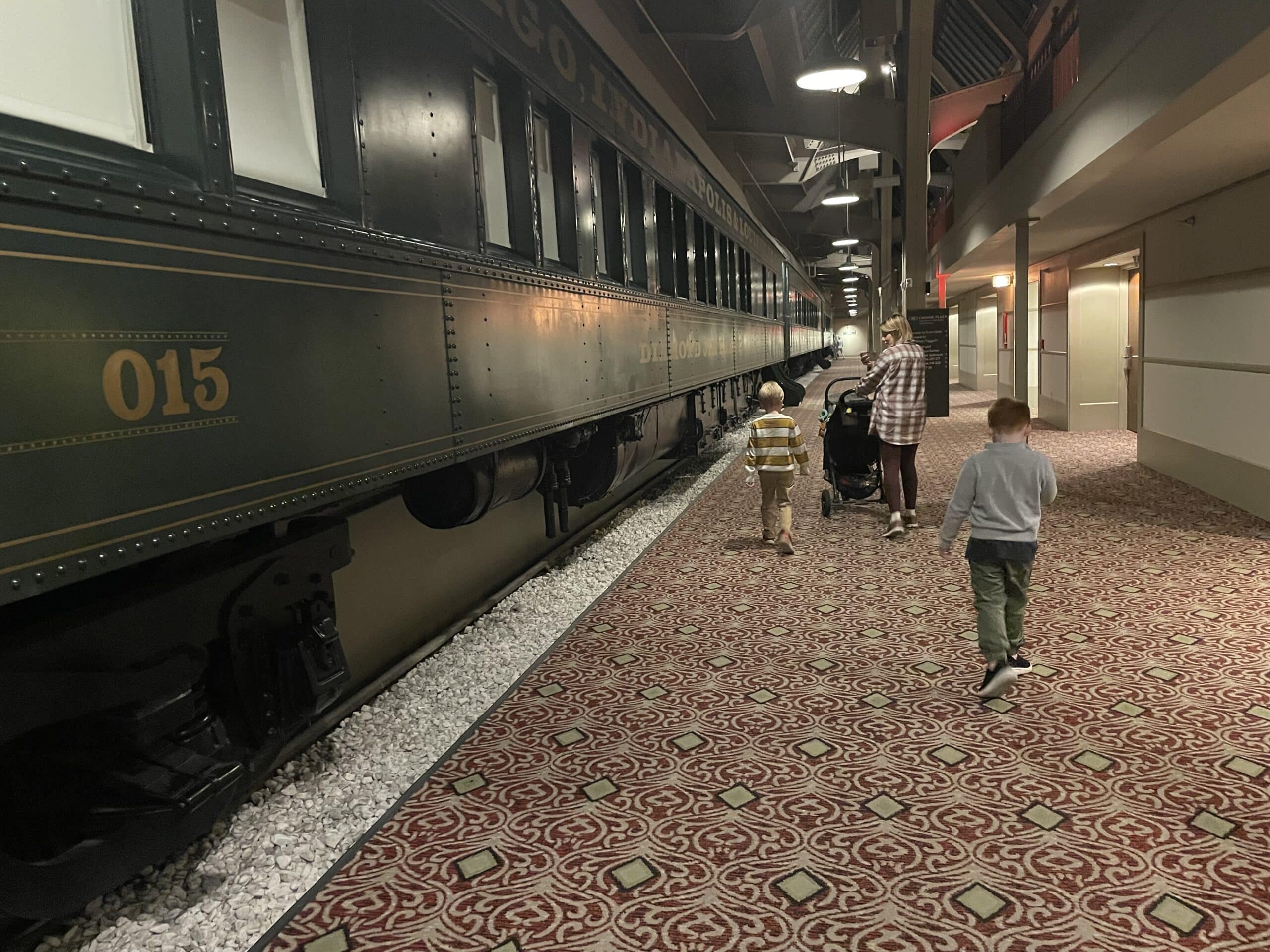 If you're looking for a memorable and unique hotel in Indianapolis, I highly recommend a stay in the Pullman train cars at the Indianapolis Train Hotel (Crowne Plaza). It's a perfect blend of history, comfort, and fun. Sleeping in a real train car is a rare opportunity, and it's something my family won't soon forget! It's great for all ages, and truly is a Pullman Train Car Hotel experince. 