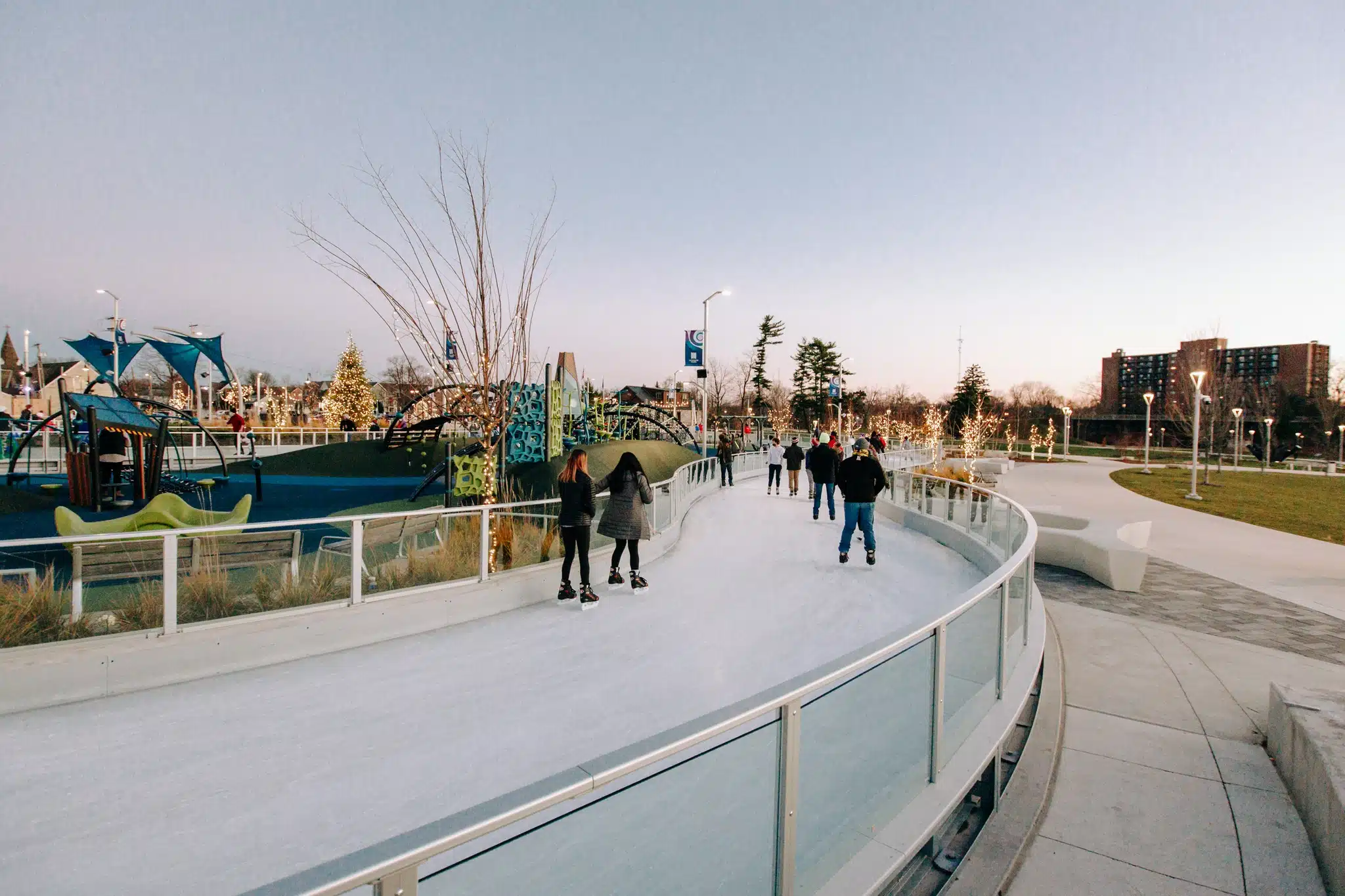 Howard Park Ice Skating Rink - Indiana's Most Unique Ice Skating Rink