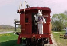 All Aboard the Easter Bunny Express – An Easter Egg Hunt Train Adventure Easter Bunny Express Whitewater Valley Railroad